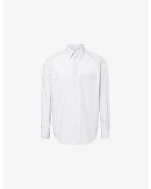The Row Pace Stripe Cotton Shirt - White