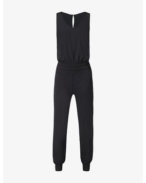 Sweaty Betty Gaia Performance Yoga Jumpsuit - Black