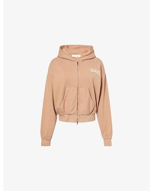 Fear Of God 90S Full-Zip Cotton-Jersey Hoody - Natural