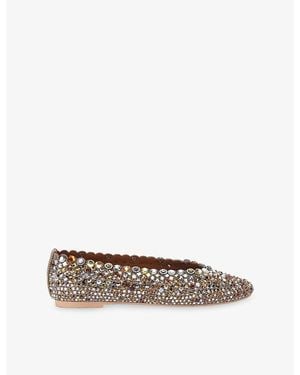 Kurt Geiger Jewel Suede Ballet Flats - Multicolor