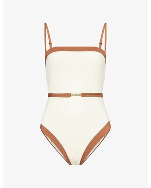 Cheap Monday Miami Belted Swimsuit - Natural