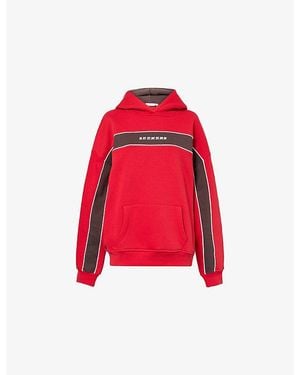 Sisters & Seekers Seekers Speedway Cotton-Blend Hoody - Red