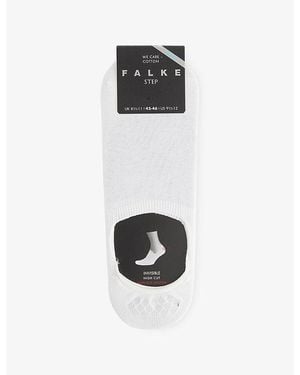 FALKE Step High-Cut Cotton-Blend Socks - White