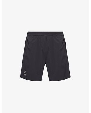 On Shoes 7' Performance Regular-Fit Stretch-Woven Shorts - Blue