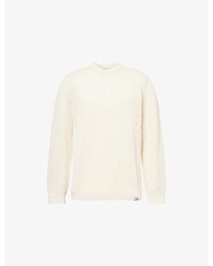 Carhartt Stockton Crochet Cotton-Blend Jumper - White