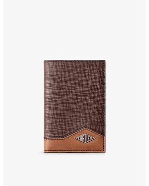 Cartier Losange Leather Card Holder - Brown