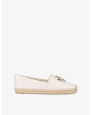 Tory Burch Eleanor Leather Espadrilles - Natural