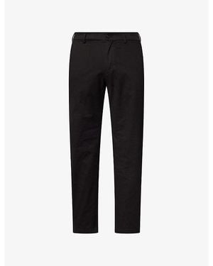 Raith Elliot Straight-Leg Stretch-Cotton Chino Trousers - Black