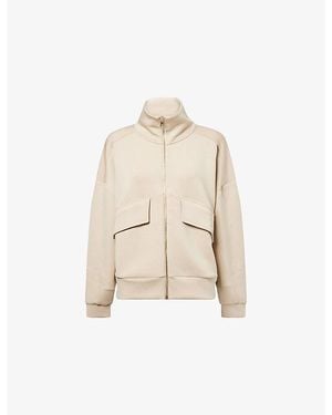 Now You Live Oakland Zip-Through Sweatshirt - Natural