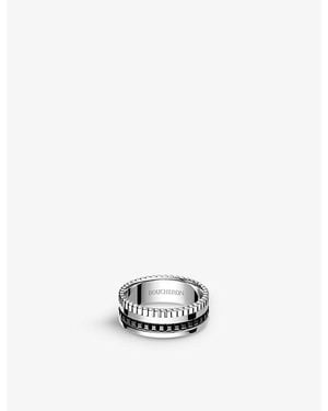 Boucheron Quatre 18Ct- With Pvd Ring - White