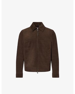Raith Burno Suede Jacket - Brown