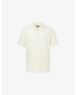 PAIGE Sultan Button-Up Linen And Cotton-Blend Shirt - White