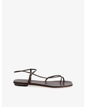 Soeur Rosalie Leather Sandals - White