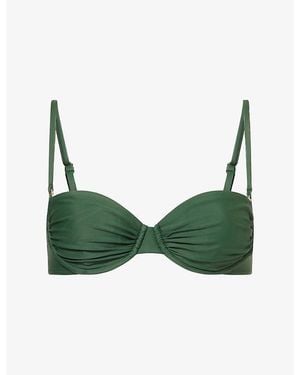 VERANDAH Corset Bikini Top - Green