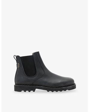 AllSaints Skiff Leather Chelsea Boots - Black