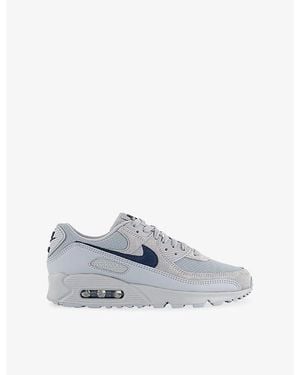 Nike Air Max 90 Leather And Mesh Trainers - White