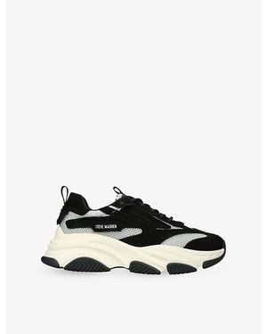Steve Madden Suede Possess Sneakers - Black