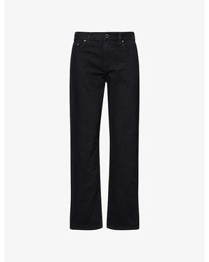 TOTEME Straight-Leg Low-Rise Denim Jeans - Black