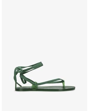 Ancient Greek Sandals Esther Woven Sandals - Green