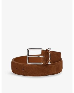 Christian Louboutin Chambeliss Leather Belt - Brown