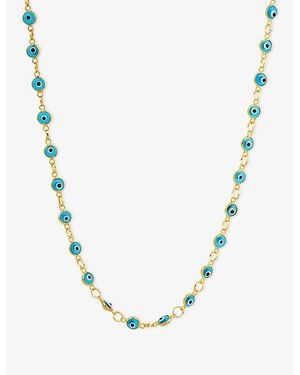 La Maison Du Couturier Ece London The Nazar Necklace Iv 22Ct Vermeil And Sterling- Necklace - Metallic