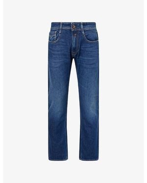 Replay Rocco Straight-Leg Denim Jeans - Blue