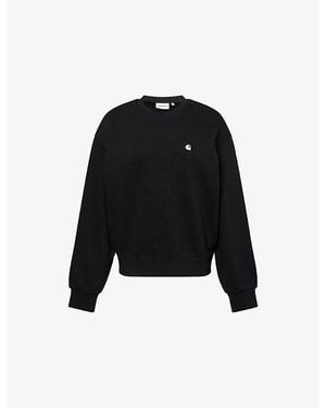 Carhartt Casey Logo-Embroidered Cotton Sweatshirt - Black
