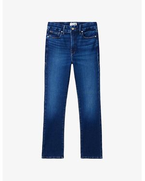 GOOD AMERICAN X Dolly's Joleans By Dolly Parton Straigth-Leg Stretch-Denim Jeans - Blue