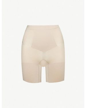 Spanx Sculpt Oncore Mid-Thigh Shorts - Natural