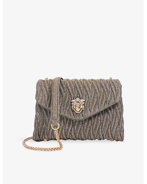 Dune Darling Woven Shoulder Bag - Gray