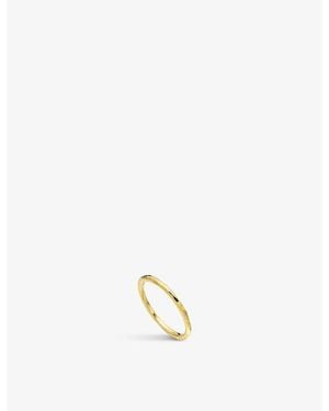 Monica Vinader Mv Siren 18Ct-Plated Vermeil Sterling- Ring - White