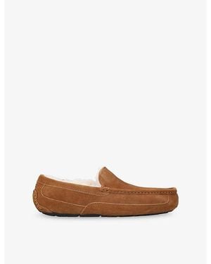 UGG Ascot Suede Loafers - Brown