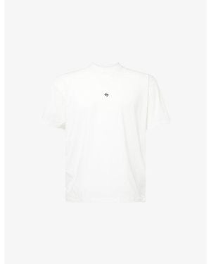 247 BY Represent 247 Dna Crewneck Stretch-Jersey T-Shirt - White