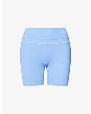 WE Are Tala Dayflex Contrast Sweetheart Shorts - Blue