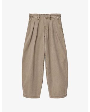 AllSaints Becco Relaxed-Fit Cotton-Blend Trousers - Grey