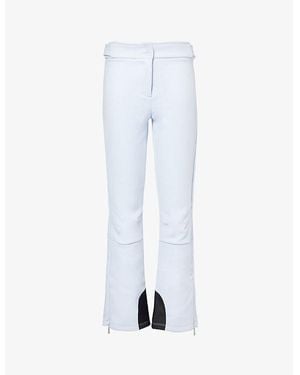 CORDOVA Saint Moritz Zipped-Cuffs Straight-Leg Mid-Rise Stretch-Woven Blend Trousers - Blue