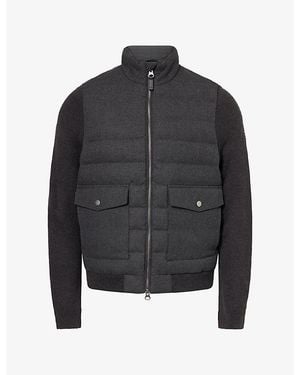 GANT Hybrid Insulated Flannel Jacket - Black