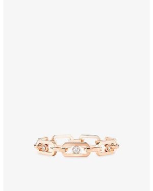 Messika So Move Xl 18Ct- And 0.39Ct Diamond Bracelet - Multicolor