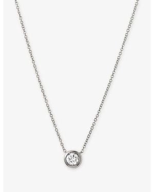 MEJURI Large 14Ct And 0.23Ct Diamond Necklace - Metallic
