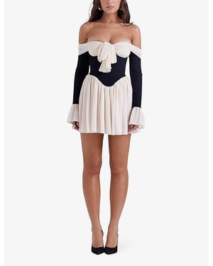 white christmas dresses House Of CB Seren Dress Vintage Cream main image 0