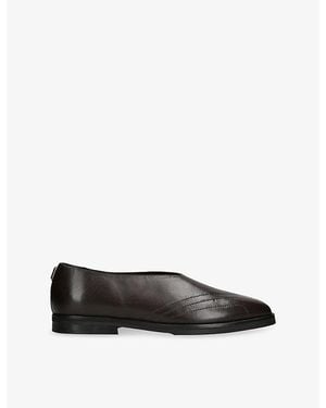 Collegium Aether Slip-On Leather Loafers in Black for Men | Lyst