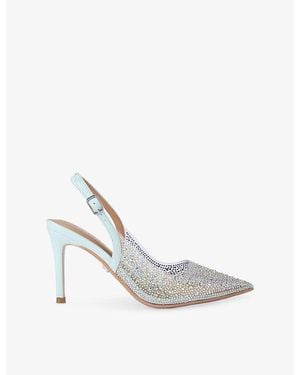 Carvela Kurt Geiger Positano Vinyl Courts - White
