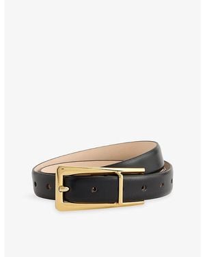 DEHANCHE Cendrine Leather Belt - Black
