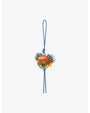 Loewe Knight Cat Wool-Felt Charm - White