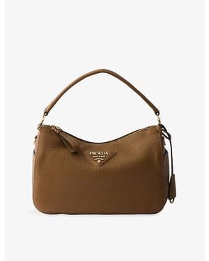 Prada Small Leather Bag - Brown