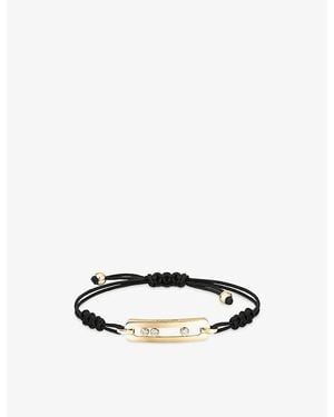 Messika Move Classique 18Ct And 0.27Ct Diamond Cord Bracelet - Yellow