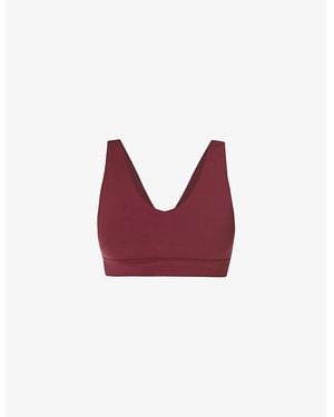 Sweaty Betty Ultimate Studio Voop Performance Bra - Red