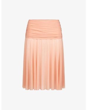 Skims Milky Sheer Jersey Midi Skirt - Pink
