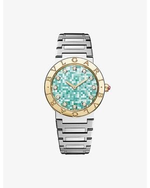 BVLGARI Lady 18Ct And Stainless-Steel Quartz Watch - Metallic