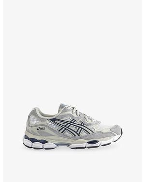 Asics Gel-Nyc Mesh And Suede Sneakers - White